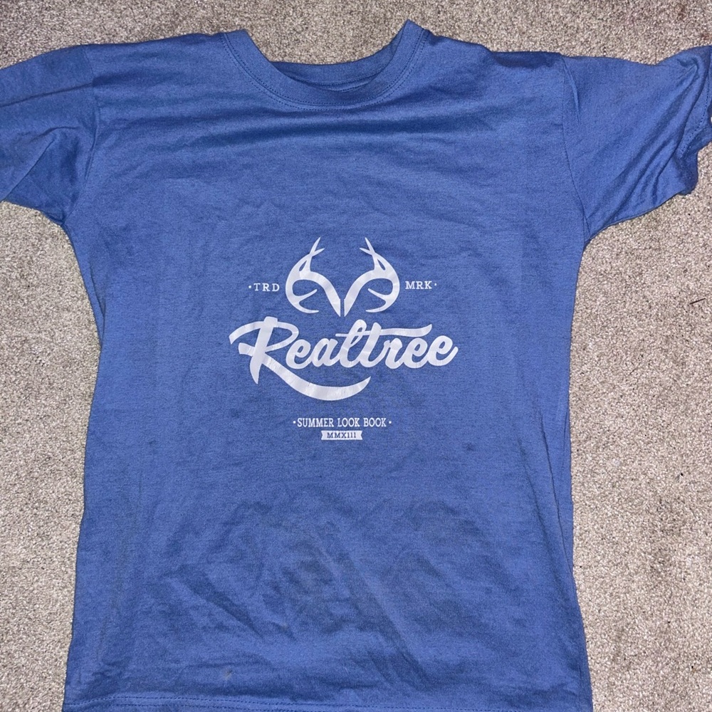 Realtree Blue Short Sleeve Tee